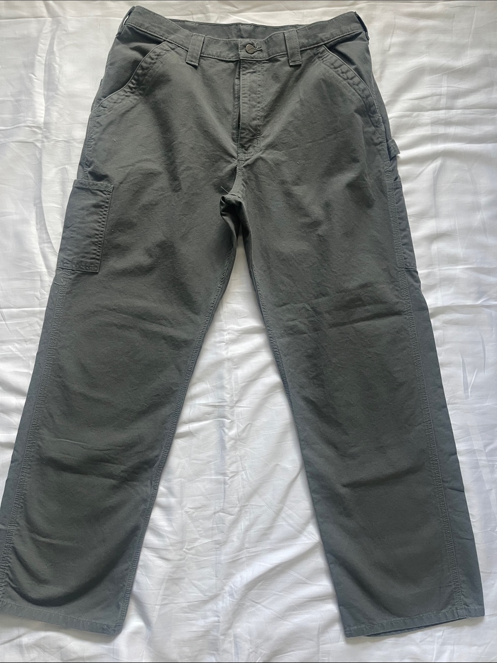 Carhartt Men's Gray Cargo Work Pants
